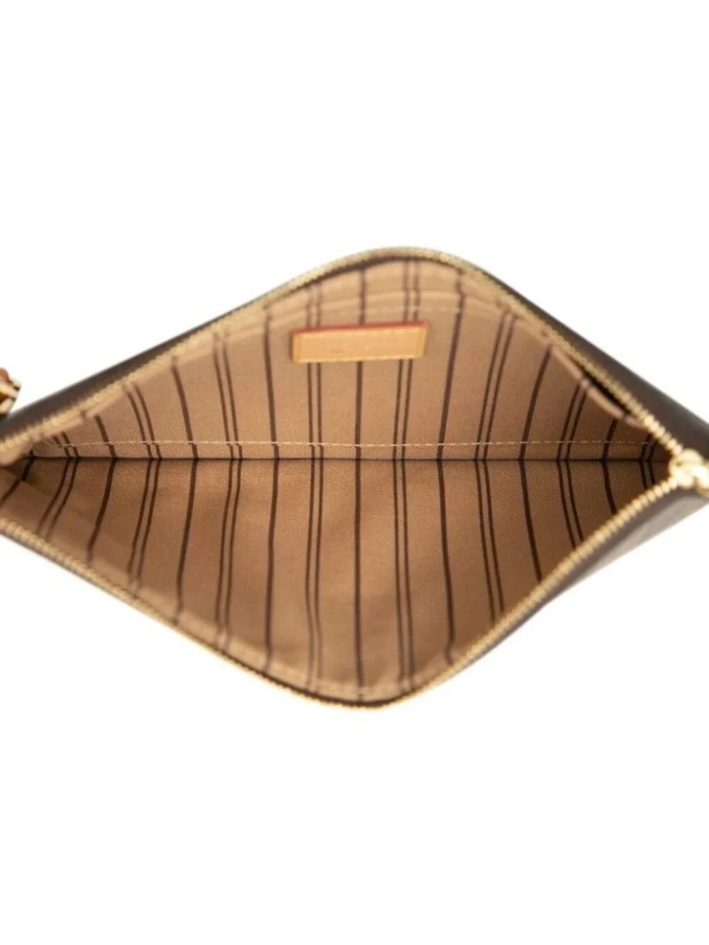 Louis Vuitton Pouch Brown Leather